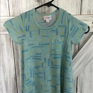 Girls lularoe Carly in mint green